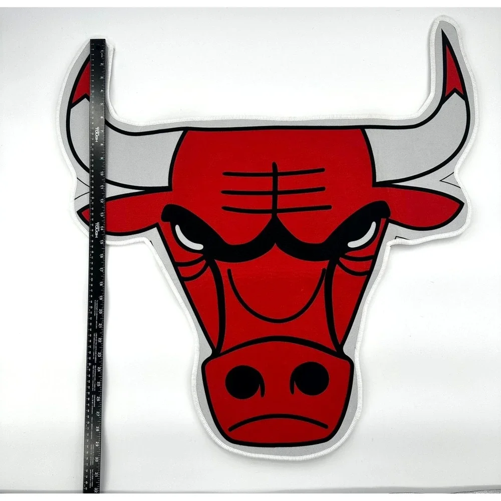 Chicago Bulls Logo Mascot Rug‎ / Floor Mat NBA Basketball Fan Decor 31